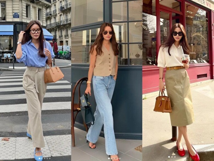 Hè này mặc gì đi làm? Tham khảo 20 outfit "ruột" của các blogger thời trang cao dưới 1m60 mà "hack" dáng như 1m70 - 12