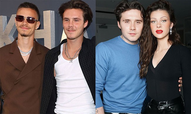 Romeo và Cruz (ảnh trái) được cho có bình luận nhại lại chị dâu Nicola Peltz. Ảnh: Instagram nhân vật