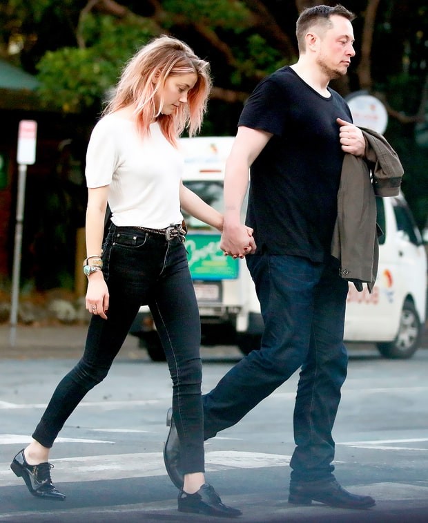 Elon Musk từng yêu say đắm Amber Heard. Ảnh: Splash
