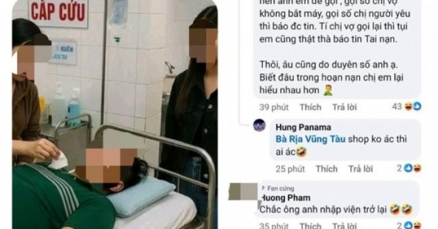Thực hư câu chuyện vợ và “bồ” cùng đến bệnh việ...