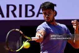 Video tennis Khachanov - Alcaraz: 3 set căng thẳng, break point định đoạt (Rome Open)