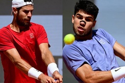 Trực tiếp tennis Khachanov - Alcaraz: Set 3 diễn ra hấp dẫn (Rome Open)