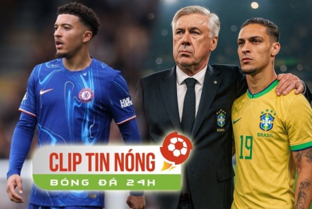 Antony lọt "mắt xanh" của Ancelotti ở ĐT Brazil, Mourinho muốn mua Sancho (Clip tin nóng)