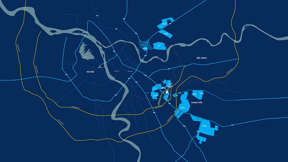 Economy City nằm tại vị trí lõi khu công nghiệp và làng nghề truyền thống lâu đời tại Hưng Yên
