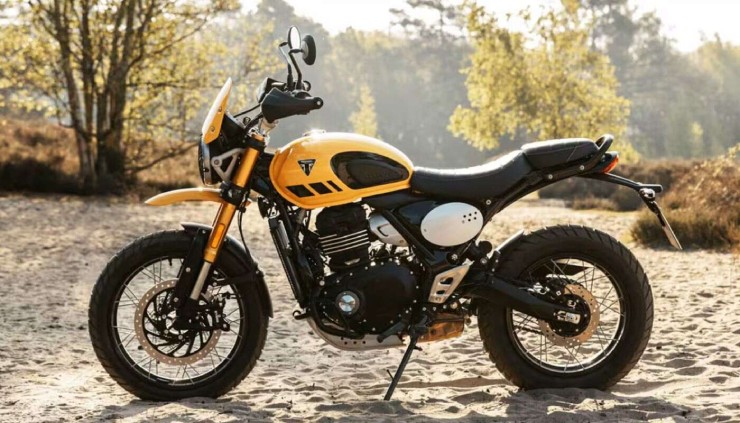 Tuyệt đẹp xế nổ Triumph Scrambler 400 XC vàng chanh, giá từ 89,6 triệu đồng - 2