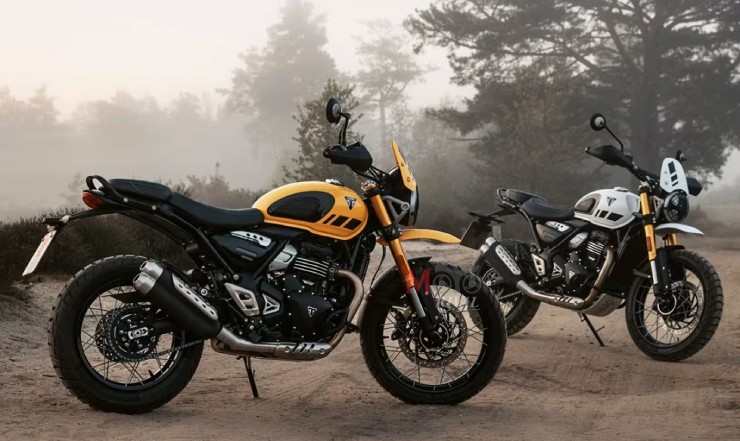 Tuyệt đẹp xế nổ Triumph Scrambler 400 XC vàng chanh, giá từ 89,6 triệu đồng - 4