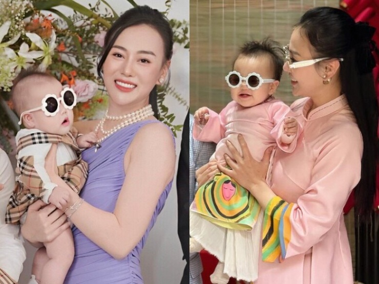 Phương Oanh dọn tiệc thôi nôi hoành tráng cho cặp song sinh, chuẩn dáng 