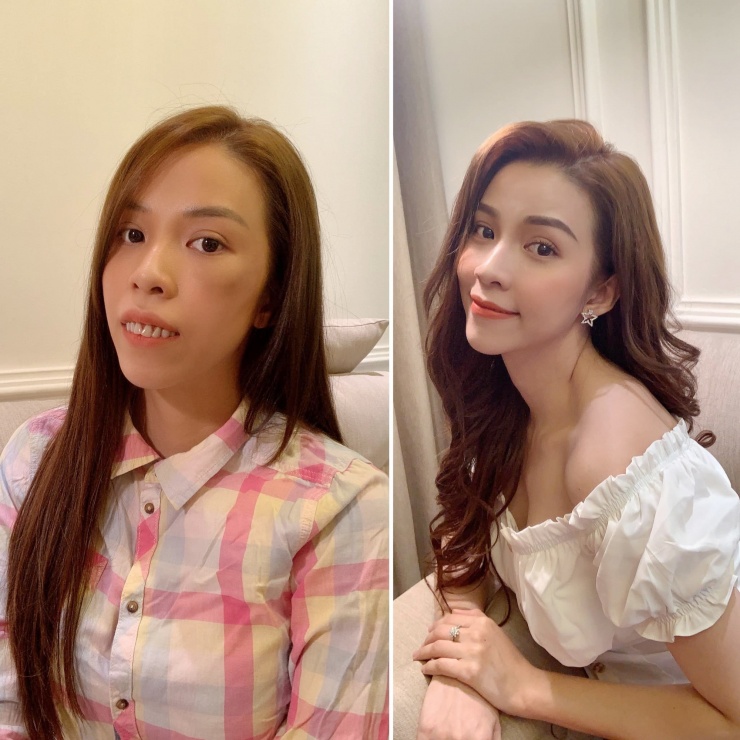 Đằng sau "chị gái xấu nhất phim Việt" là nữ diễn viên xinh đẹp.