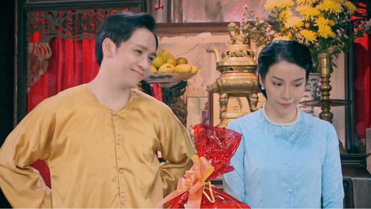 Ngô Phương Anh đóng vai vợ của Bạch Công Khanh trong "Duyên kiếp". Ảnh: NSX.