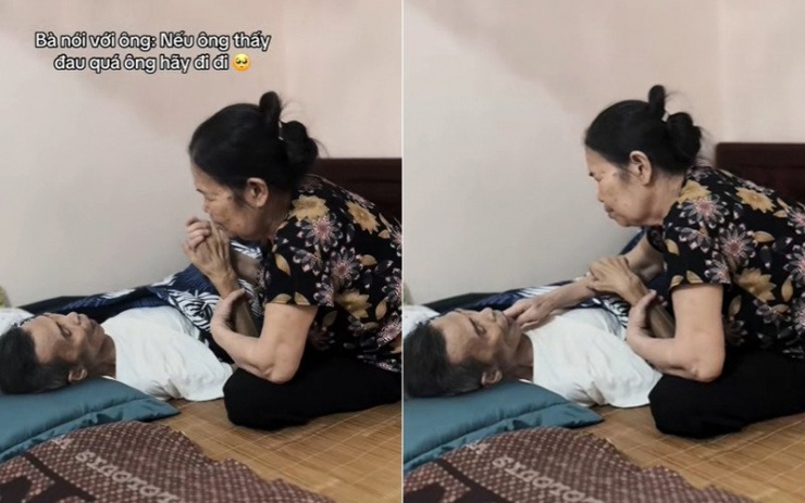 Hình ảnh khiến chàng trai Bắc Ninh trào nước mắt. Ảnh cắt từ clip 