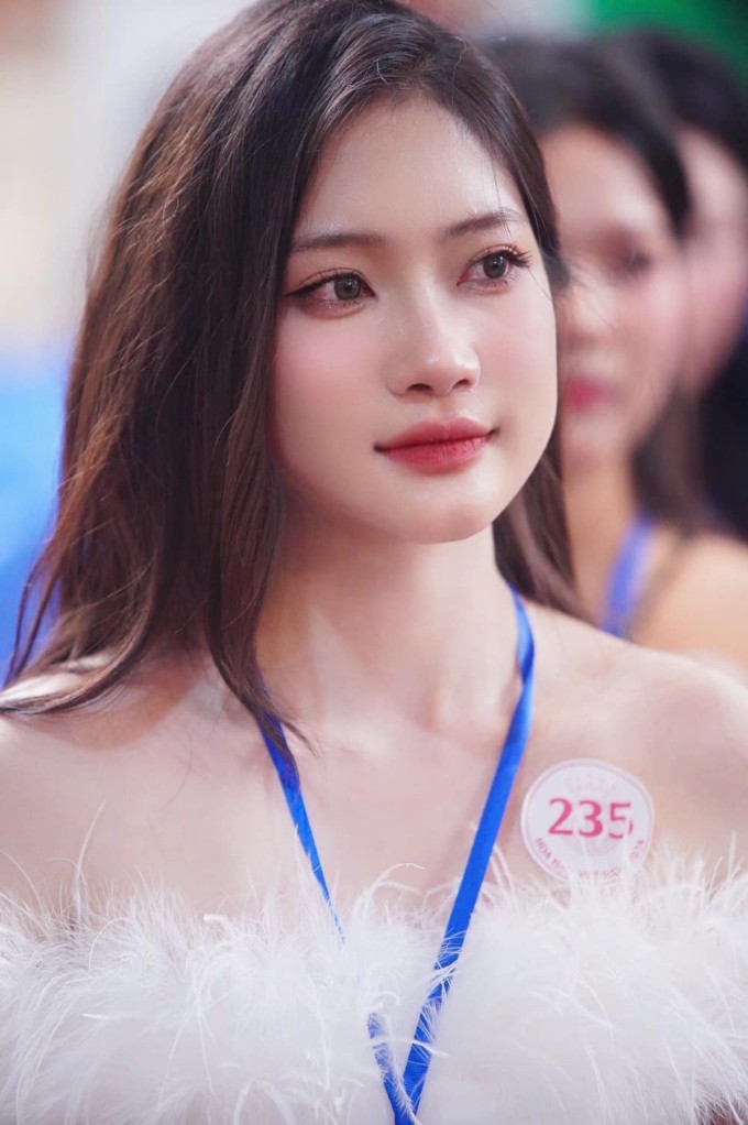 Hương Giang tại vòng sơ khảo phía Bắc của cuộc thi.