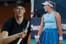 Sinner xô đổ đỉnh cao vượt  " BIG 3 " ,  " Sharapova mới "  tức phát khóc ở Rome Open