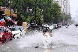 Miền Bắc mưa dông trở lại, đề phòng thời tiết nguy hiểm