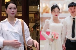 Vợ Hồ Văn Cường lộ bụng lùm lùm sau đám cưới