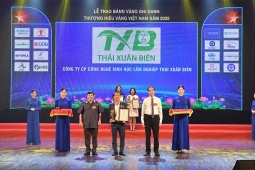 Công ty Cổ phần công nghệ sinh học lâm nghiệp Thái Xuân Biên đạt “Top 20 thương hiệu vàng Việt Nam năm 2025”
