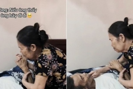 Video vợ nhắn chồng 'thấy đau quá, ông hãy đi đi' khiến nhiều người nhói lòng