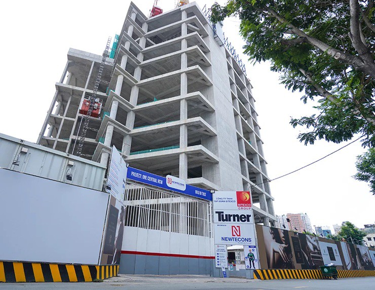 Dự án One Central HCM từ góc nhìn đường Calmette. Ảnh: Newtecons