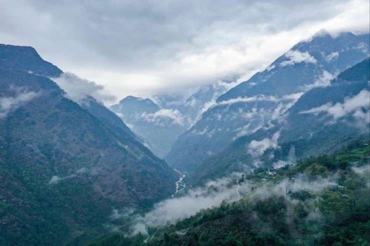 Khu vực biên giới tranh chấp giữa Ấn Độ và Trung Quốc. Ấn Độ gọi là bang Arunachal Pradesh còn Trung Quốc gọi là Tạng Nam. Ảnh: AFP. Khu vực biên giới tranh chấp giữa Ấn Độ và Trung Quốc. Ấn Độ gọi là bang Arunachal Pradesh còn Trung Quốc gọi là Tạng Nam. Ảnh: AFP.