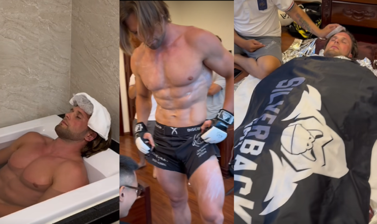 Từ 90 kg, Zakhar xuống hơn 84 kg trong 8 tiếng