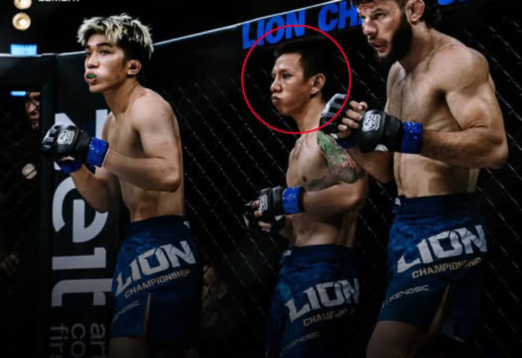 Quốc Bảo (khoanh đỏ) được mệnh danh "Vua lì đòn" Việt Nam