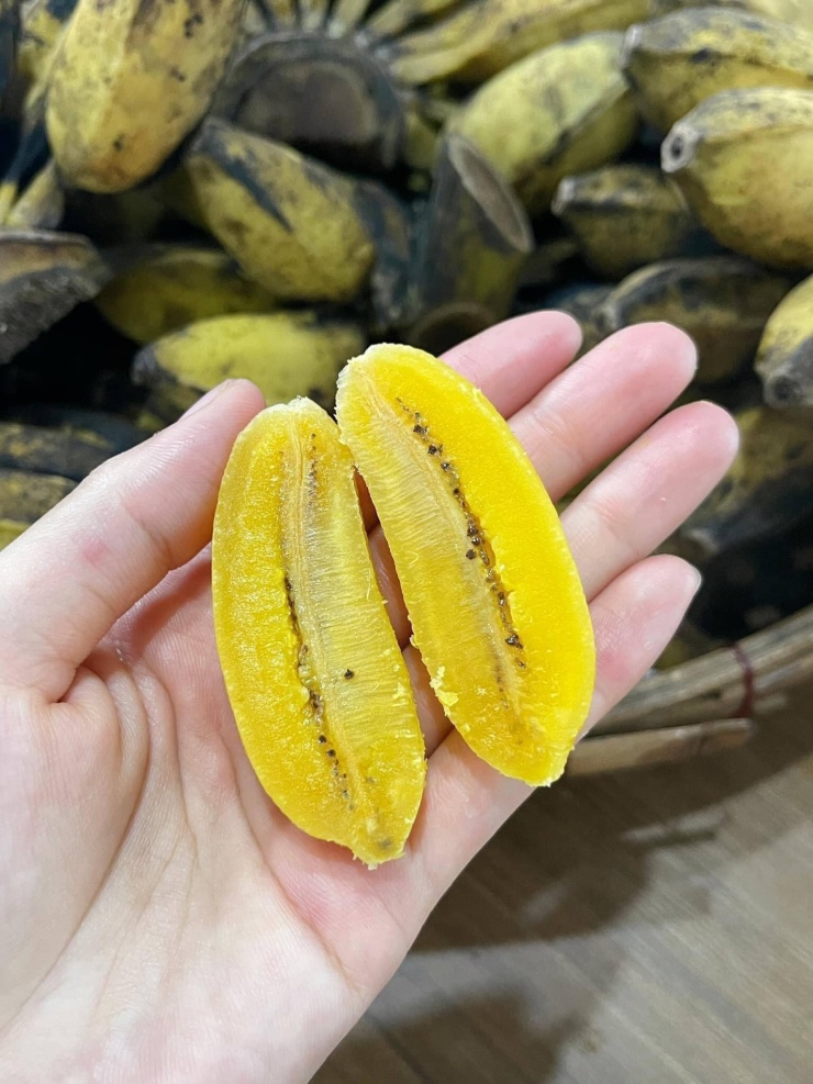 Nhờ có hàm lượng dưỡng chất vượt trội như vậy nên chuối sáp nghệ luôn là sự lựa chọn hàng đầu trên thị trường hiện nay.