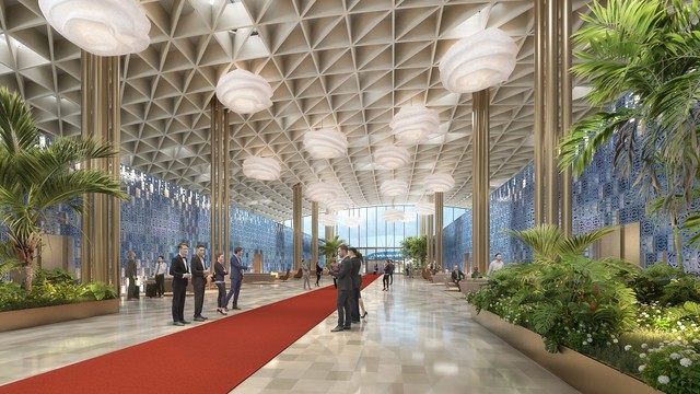 Bên trong nhà ga VIP