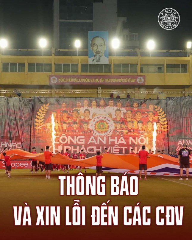 CLB Công an Hà Nội xin lỗi, hoàn tiền cho khán giả có vé nhưng không thể vào sân Hàng Đẫy - 1