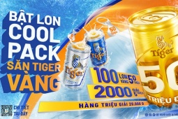 Tiger Beer khuấy động mùa hè sảng khoái với chương trình “Bật lon CoolPack – Săn Tiger Vàng”, với hàng triệu giải thưởng hấp dẫn