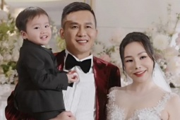 Con trai 2 tuổi của Hồ Quỳnh Hương lộ diện trong lễ cưới