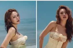Lan Ngọc khoe vòng một tràn viền với váy áo táo bạo