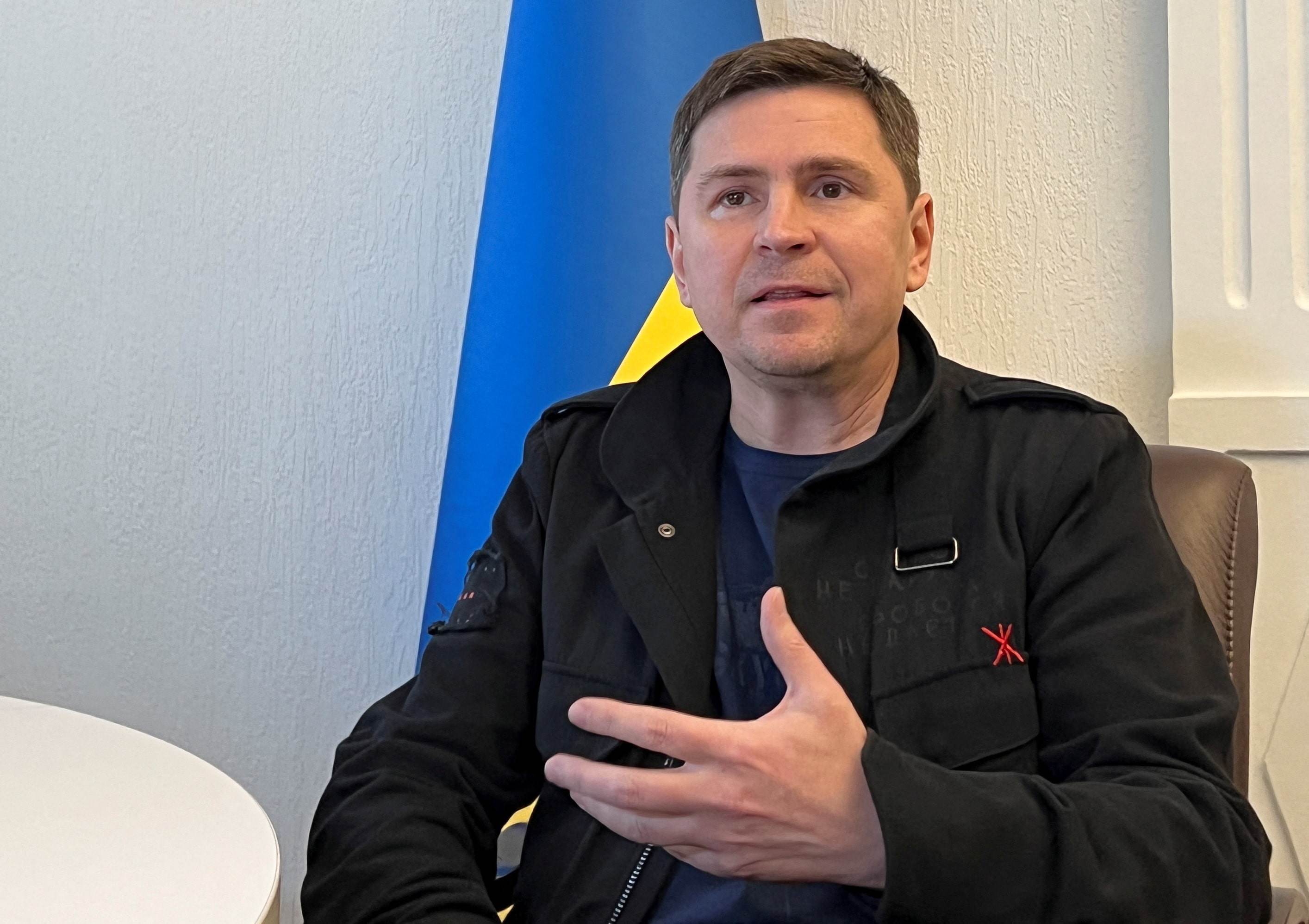 Cố vấn của Tổng thống Ukraine, ông Mikhail Podoliak. Ảnh: Reuters.