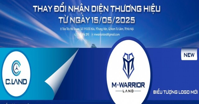 Công ty Cổ phần KD&ĐT BĐS C.LAND chuyển mình thành M.WARRIOR: Hành trình “Thay diện mạo – Đổi tầm vóc”