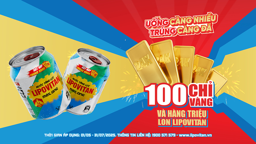 Chào hè 2025: Bật nắp Lipovitan, “bùng nổ” vàng trên toàn quốc - 2