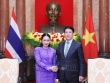 Chủ tịch nước Lương Cường tiếp Thủ tướng Thái Lan Paetongtarn Shinawatra