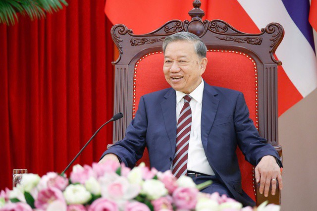 Tổng Bí thư Tô Lâm phát biểu. Ảnh: Hữu Hưng