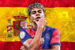 Cân bằng thành tích vô địch La Liga của C.Ronaldo, sao 17 tuổi Lamine Yamal đang kiếm tiền khủng cỡ nào?