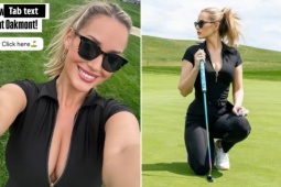 Kiều nữ golf Spiranac khiến khán giả say đắm, chiếc áo xẻ sâu gợi cảm