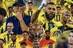 Benzema vô địch Saudi Pro League cùng Al Ittihad, Ronaldo thêm buồn