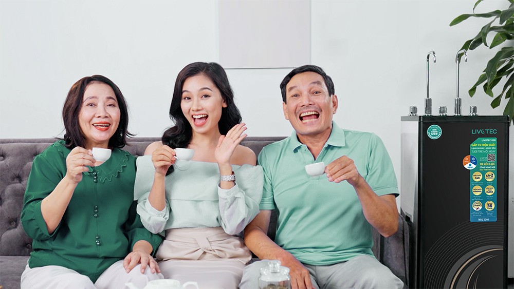 Máy lọc nước có 3 chế độ nóng - lạnh - nguội đáp ứng nhu cầu giải khát, pha trà, pha mì, pha sữa… nhanh chóng và tiện lợi