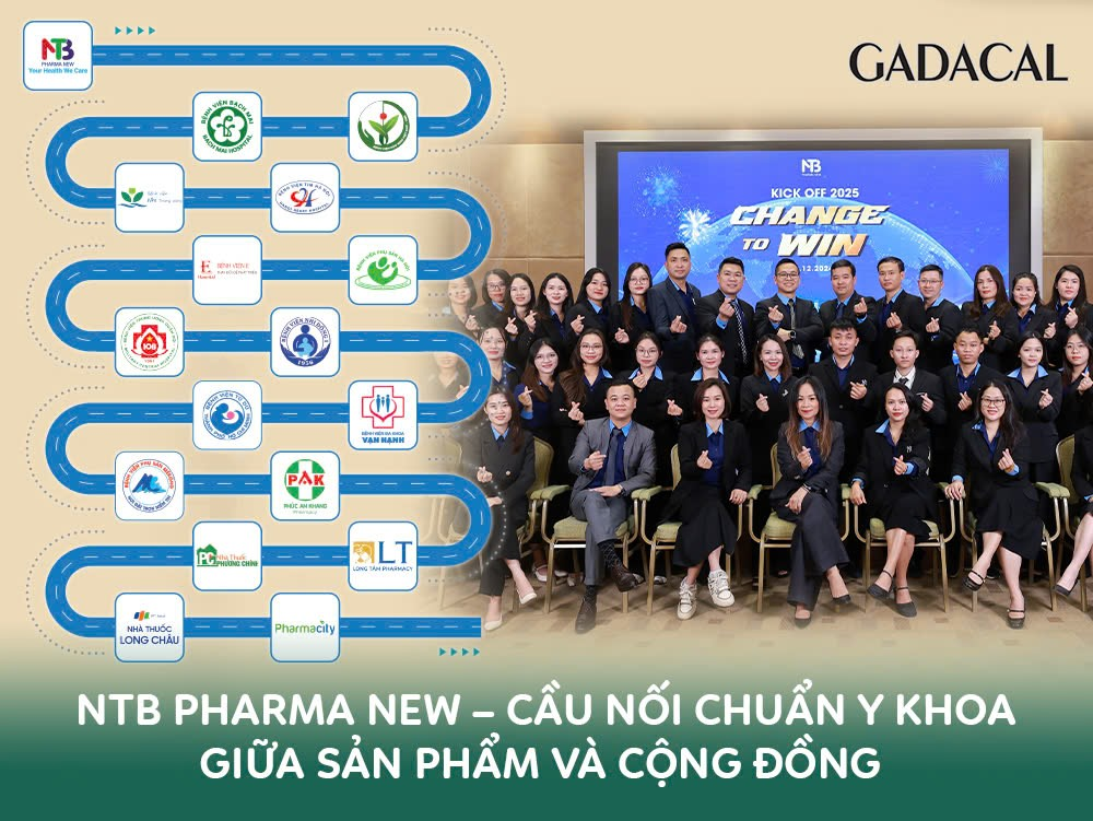 NTB Pharma New - Cầu nối chuẩn y khoa giữa sản phẩm và cộng đồng