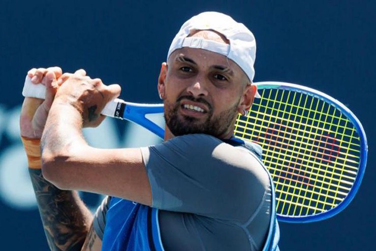 Kyrgios&nbsp;chưa tìm lại được phong độ&nbsp;sau gần 2 năm nghỉ vì chấn thương và phẫu thuật