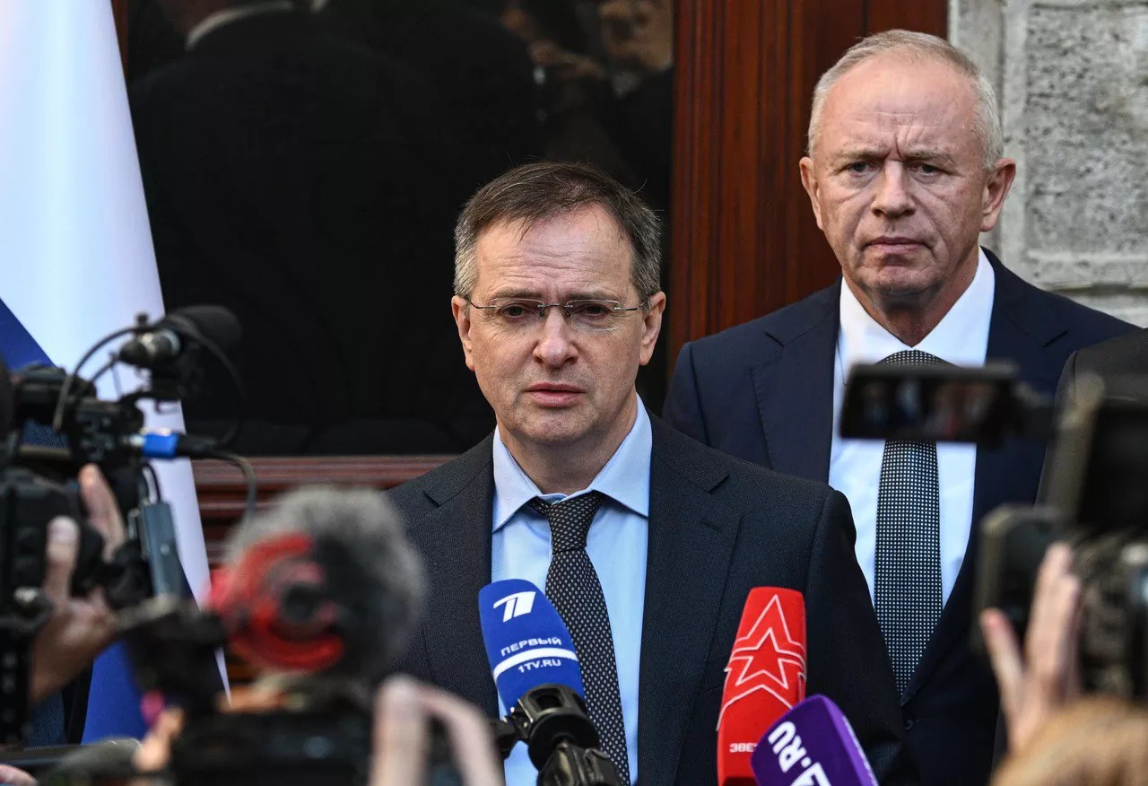 Ông Vladimir Medinsky – người dẫn đầu phái đoàn Nga tại Istanbul (ảnh: RIA Novosti)