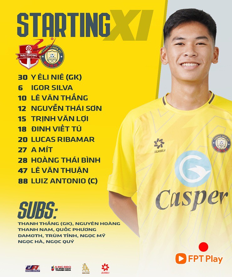 Trực tiếp bóng đá Hải Phòng - Thanh Hóa: Không có thêm bàn thắng (V-League) (Hết giờ) - 4