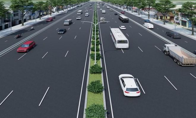 Phối cảnh dự án mở rộng tuyến Quốc Lộ 1A đoạn đi qua Tân Kiên Bình Chánh