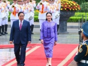 Thủ tướng Phạm Minh Chính chủ trì lễ đón Thủ tướng Thái Lan