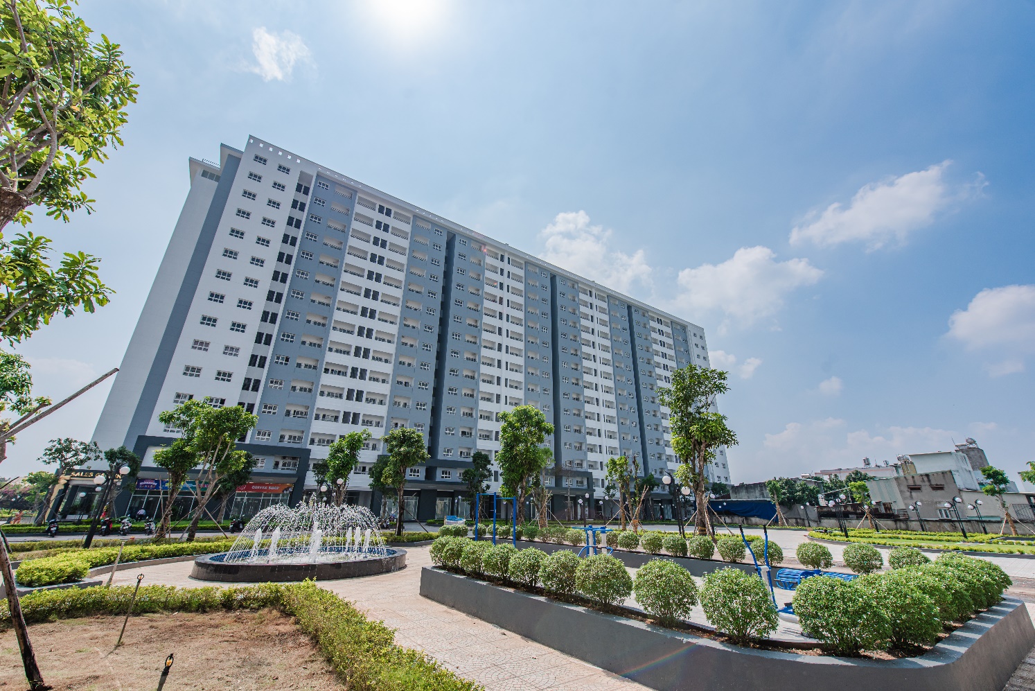 Công viên mảng xanh dự án Conic Boulevard