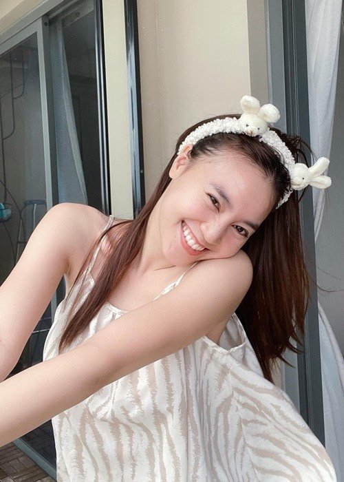 Nàng ngọc nữ màn ảnh Việt có gương mặt mộc tươi tắn, mịn màng, rất hiếm khi kém sắc. Ảnh: FB Lan Ngọc.