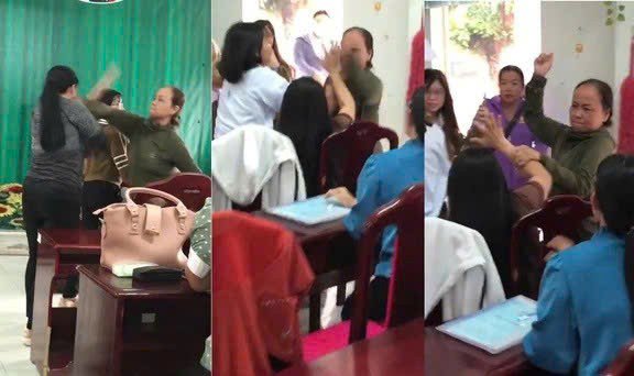 Người nhà bà L. hành hung nhiều giáo viên khác tại trường.
