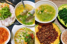 Mâm cơm giản dị chưa tới 100.000 đồng của mẹ gốc Huế