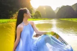 Đắm say Ninh Bình trong mùa lúa xanh ngút ngàn
